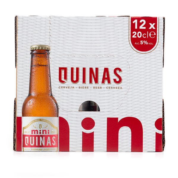 Cerveja QUINAS ORIGINAL - Caixa 12 x 200ml